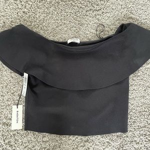 Aritzia Off the Shoulder Crop Top NWT